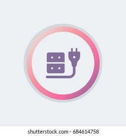 simple plug icon