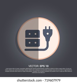 simple plug icon