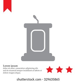 Simple Podium Icon