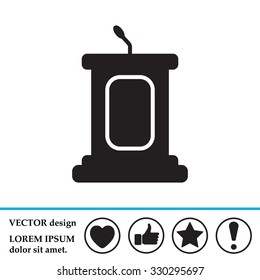 Simple Podium Icon