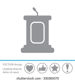 Simple Podium Icon