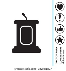 Simple Podium Icon