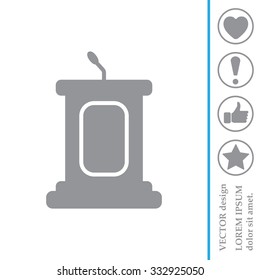 Simple Podium Icon
