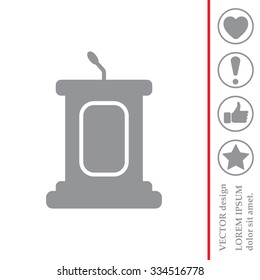 Simple Podium Icon