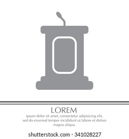 Simple Podium Icon