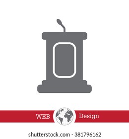 Simple Podium Icon