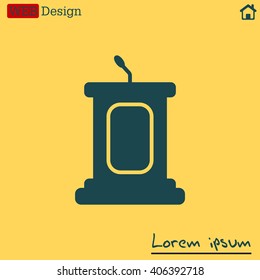 Simple Podium Icon