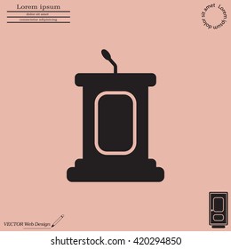 Simple Podium Icon