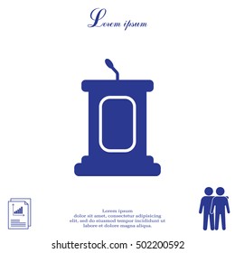 Simple Podium Icon