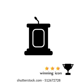 Simple Podium Icon