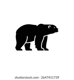 Urso Polar Simples que representa a vida selvagem e a natureza ártica