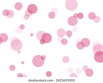 Simple polka dot background material_pink