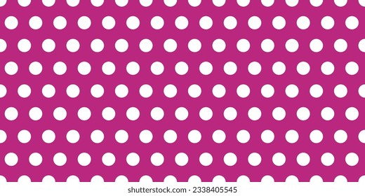 Simple polka dot pink background. Trendy seamless pattern