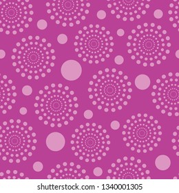 Simple polka dots vector repeat seamless pattern background. Perfect use for wallpaper, giftwrap, fabric, packaging, stationary etc.