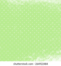 Simple Polka Grunge texture for your design. EPS10 vector.