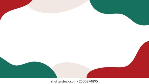 Simple and pop Christmas image frame