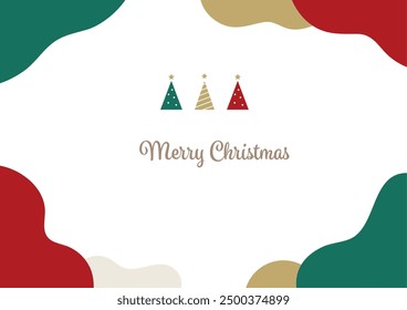 Simple and pop Christmas image frame