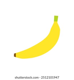 Simple and pop illustration of banana