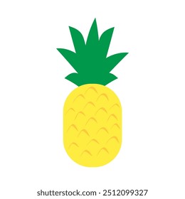 Simple and pop illustration of Pineapple
