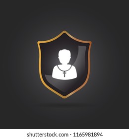 simple pope icon