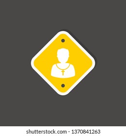 simple pope icon