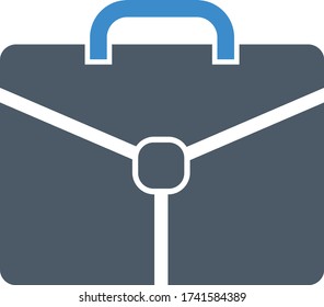 Icono de portafolio simple (Ilustración vectorial)