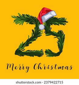 Einfaches Poster für Weihnachtsfeiern