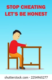 Simple poster design, learning theme