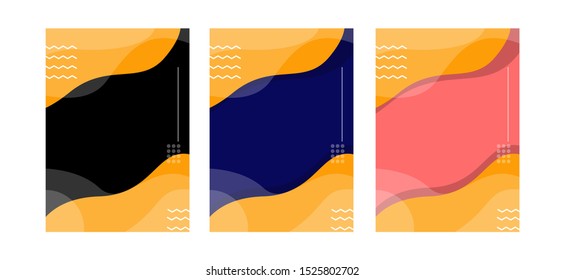 simple poster design. modern abstract background design.