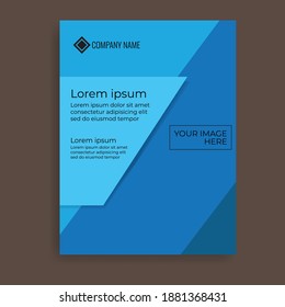 Simple poster design on light blue background. Great vector for sales promotion, product marketing, web banner, flyer, social media, online shop etc.