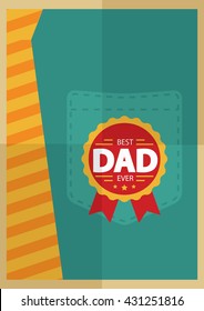 Simple Poster Of Father's Day Event