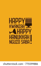 Simple Poster Or Greeting Card Vectors That Can Be Used Or Shared During A Kwanza Event. Suitable For Print, Distributed To Friends, Family And Also In Printing Business. 