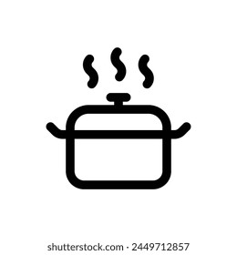 Simple Pot icon. The icon can be used for websites, print templates, presentation templates, illustrations, etc	