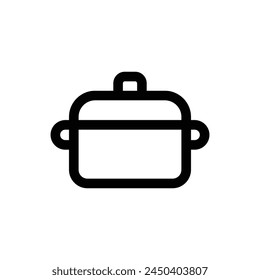 Simple Pot icon. The icon can be used for websites, print templates, presentation templates, illustrations, etc