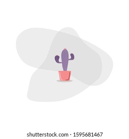 Simple potted plant vector.Great for invitation, greeting card, packages, wrapping, etc. Botanical illustration design.