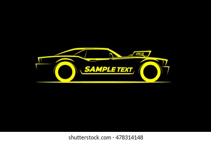 simple powerful car with a supercharger