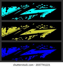 simple premium vector racing car decal