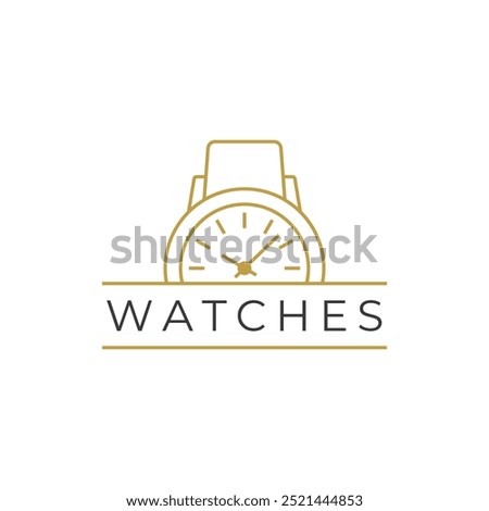 Simple  premium watches logo design