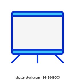 simple presentation icon Vector Template Flat Design