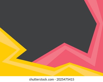 Simple presentation wallpaper with colorful pattern and some copy space area
