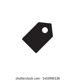 Simple price tag flat icon design vector