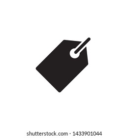 Simple price tag flat icon design vector