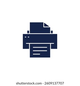 Simple Printer Icon Vector Template