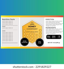 A Simple Product Label Design.