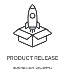 Ícone De Design De Lançamento De Produto Simples, Inspiração De Design De Estilo Simples Para Qualquer Interface De Logotipos E Finalidade