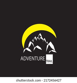 plantilla de logotipo de aventurero simple y profesional