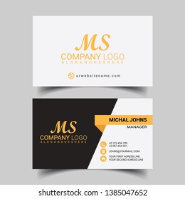 Simple Professional business card goes for the simplicity look and using simple and yet attractive ways positioning to make the business card stands out. 