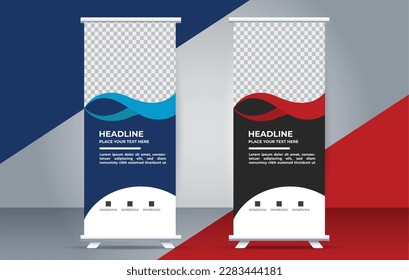 diseño de plantillas de banners para el resumen de negocios profesional simple	