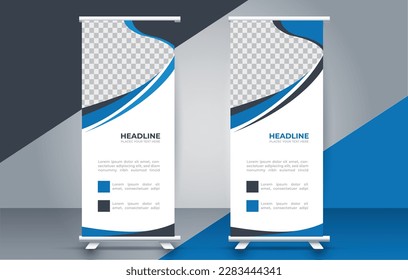 einfaches, professionelles Design von Ständer-Bannern	
