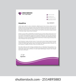  Simple and professional corporate company business letterhead template design with Different color variation bundle
